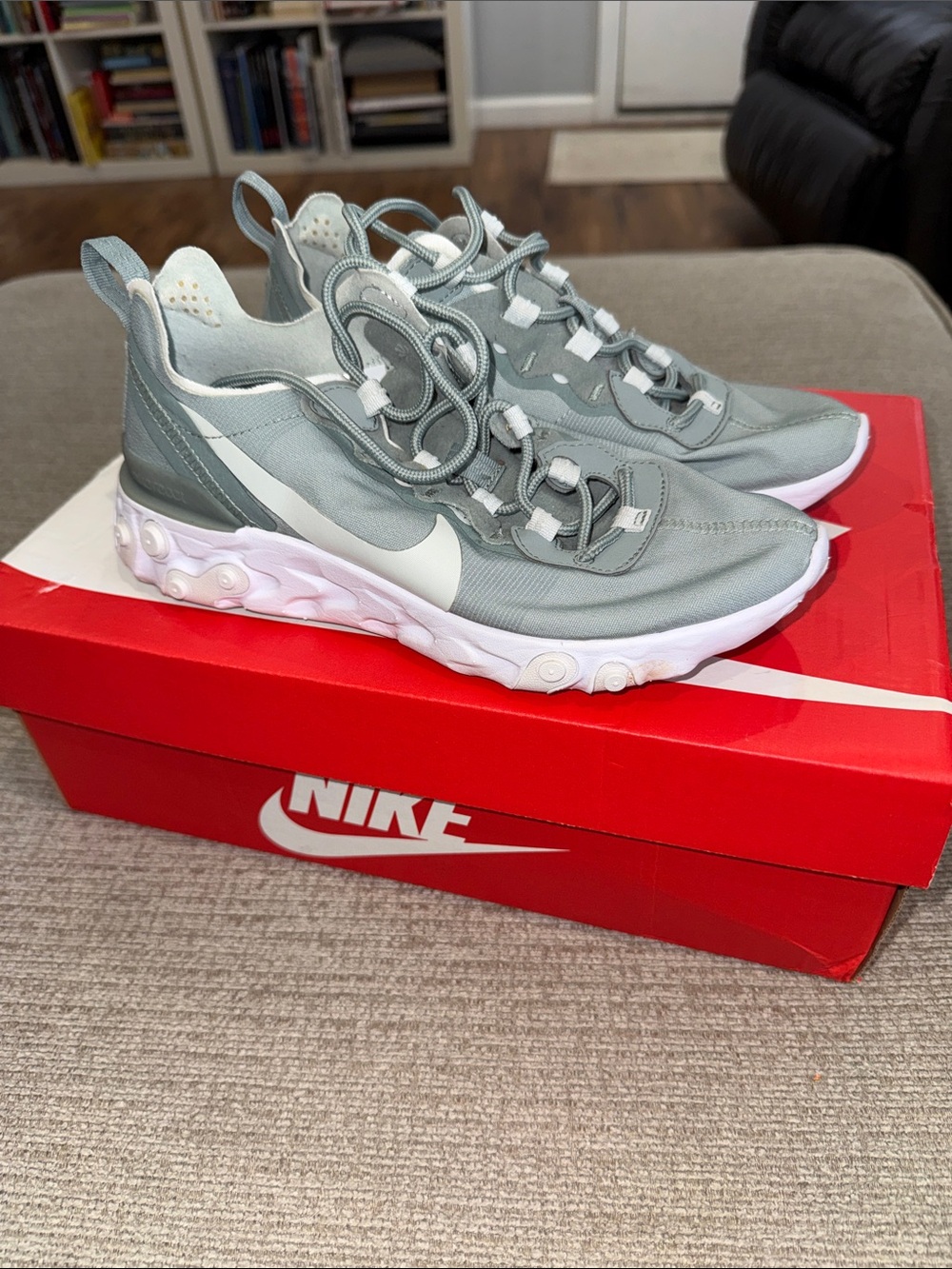 Nike React Element 55 Mica Green W size 6.5